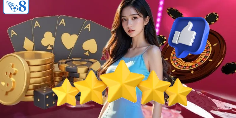 O8 - Casino Trực Tuyến Chính Thức 2026 > Thương Hiệu Đẳng Cấp 4 Ưu điểm làm nên tên tuổi của nhà cái trên thị trường